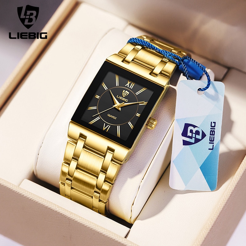 Best Luxury Quartz Watch - LiEBIG luxe montres à Quartz doré
