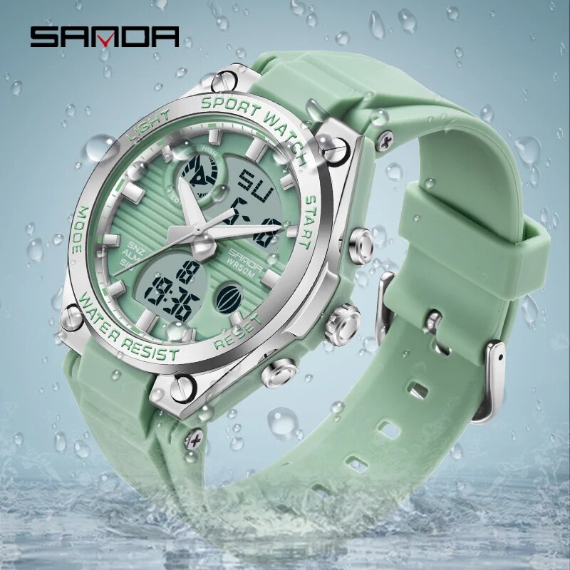 Perpetual Calendar Watch - SANDA marque G Style LED montre