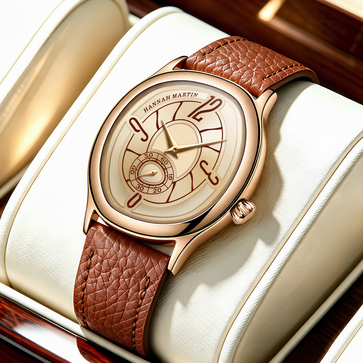 Luxury Watches - Montre HANNAH MARTIN, mode, cuir, 40