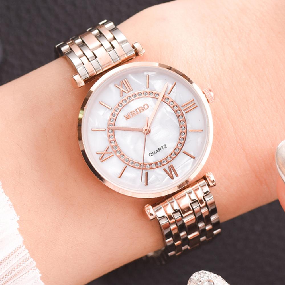 Luxury Watch Female - Luxe cristal femmes Bracelet montres haut