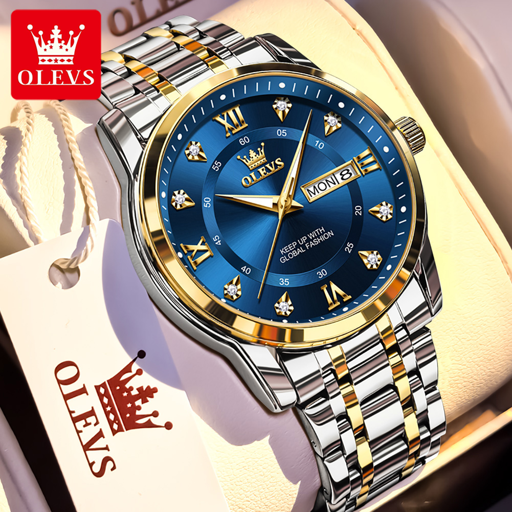 Luxury Watch For Men - OLEVS marque mode hommes montres en