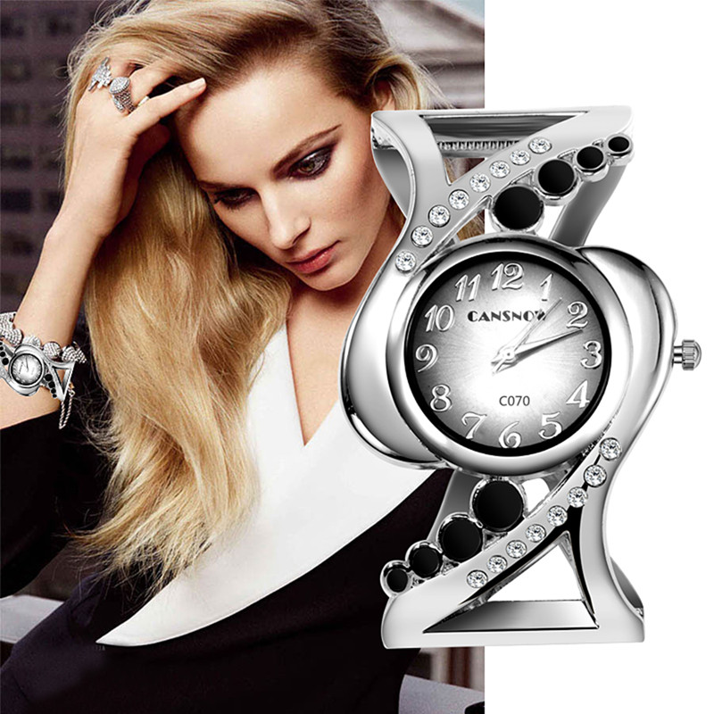 Luxury Watch Female - Montre-bracelet de luxe en cristal pour