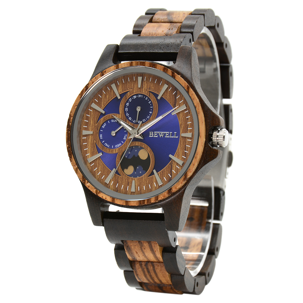 Luxury Watch Engraving - Montre en bois pour homme, gravée