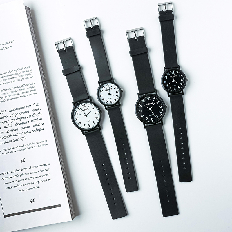 Luxury Watch Female - Montre à Quartz noire Simple pour