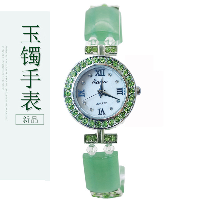 Montre-bracelet de luxe en jad - Luxury Watch Female avis et prix