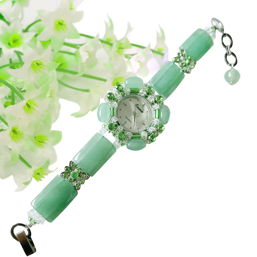 Montre-bracelet de luxe en jad - Luxury Watch Female avis et prix