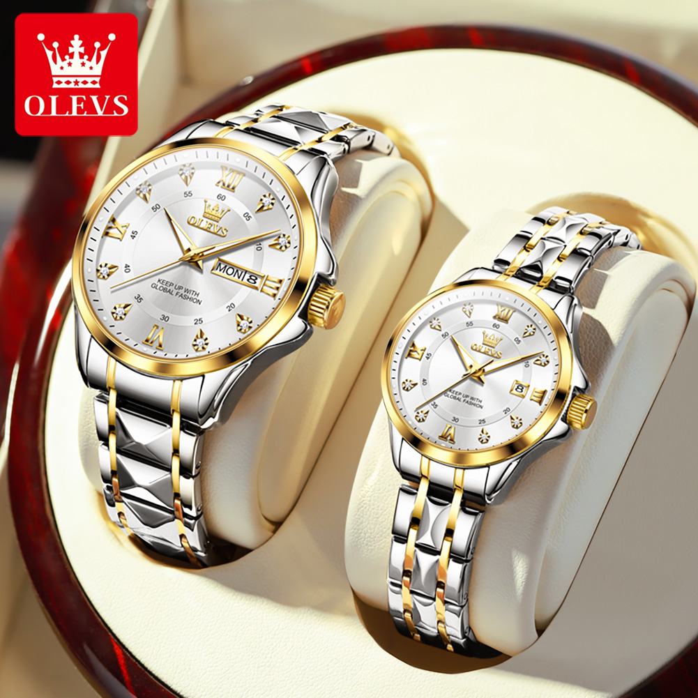 OLEVS 2906 Couple montre origi - Best Luxury Quartz Watch avis et prix