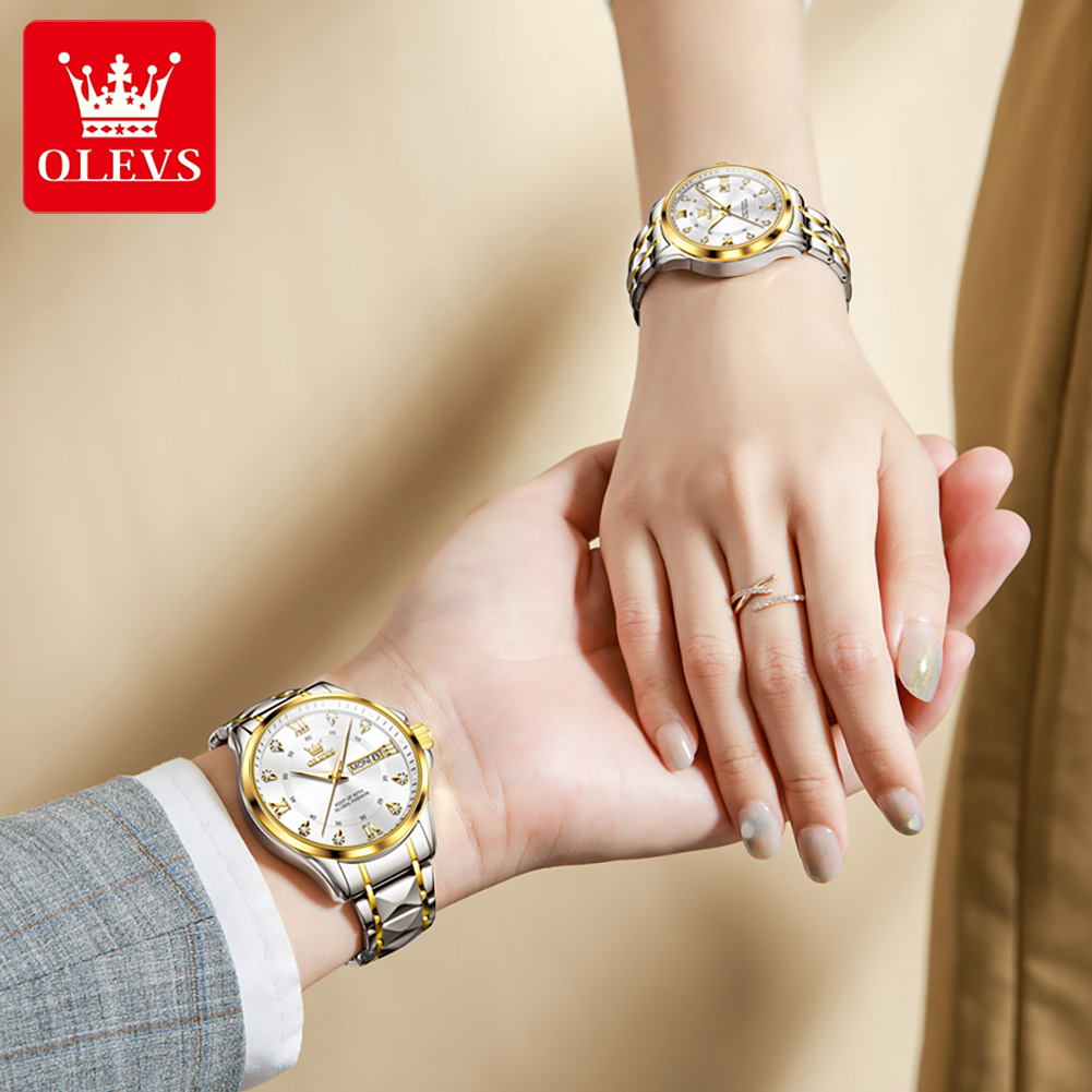 OLEVS 2906 Couple montre origi - Best Luxury Quartz Watch avis et prix