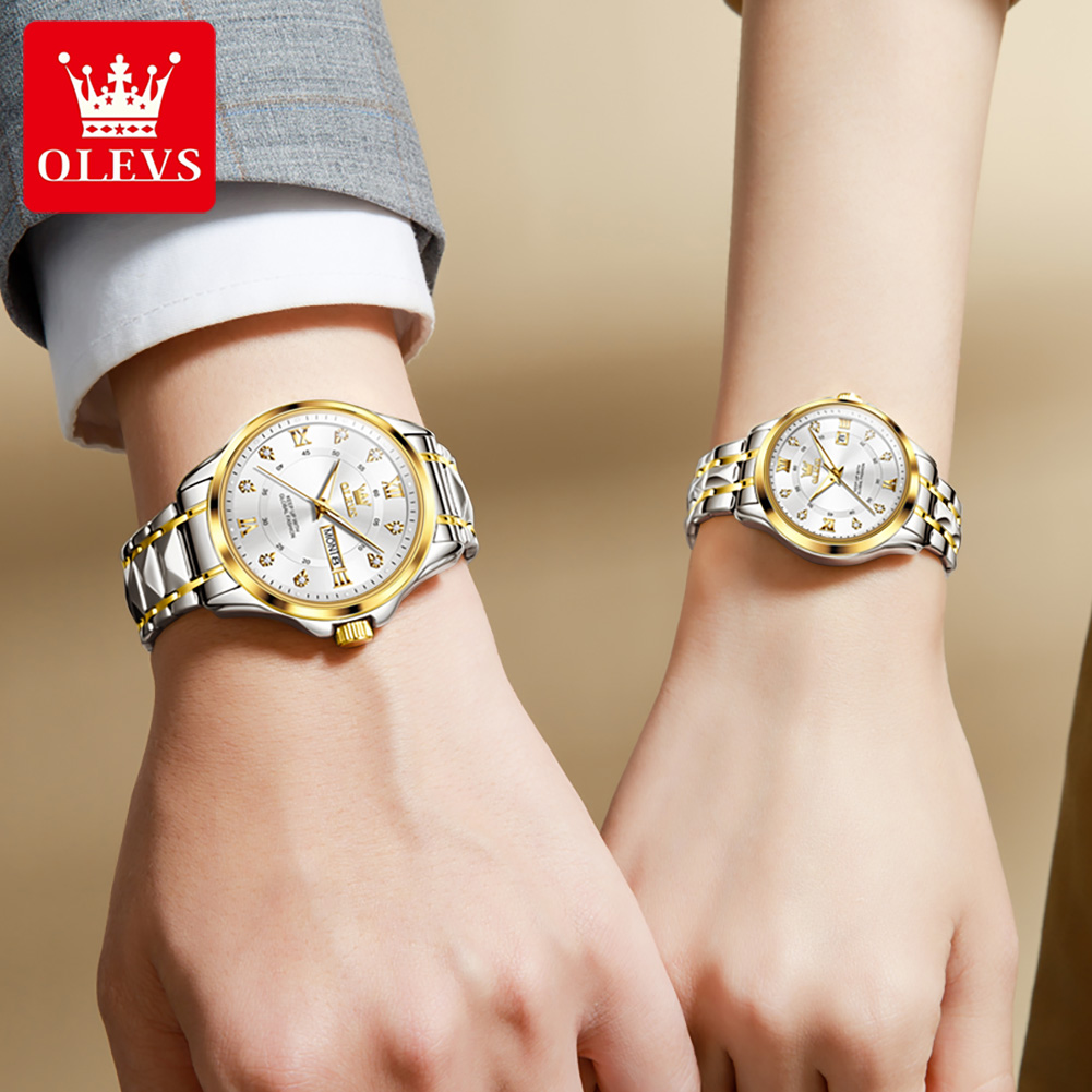 OLEVS 2906 Couple montre origi - Best Luxury Quartz Watch avis et prix