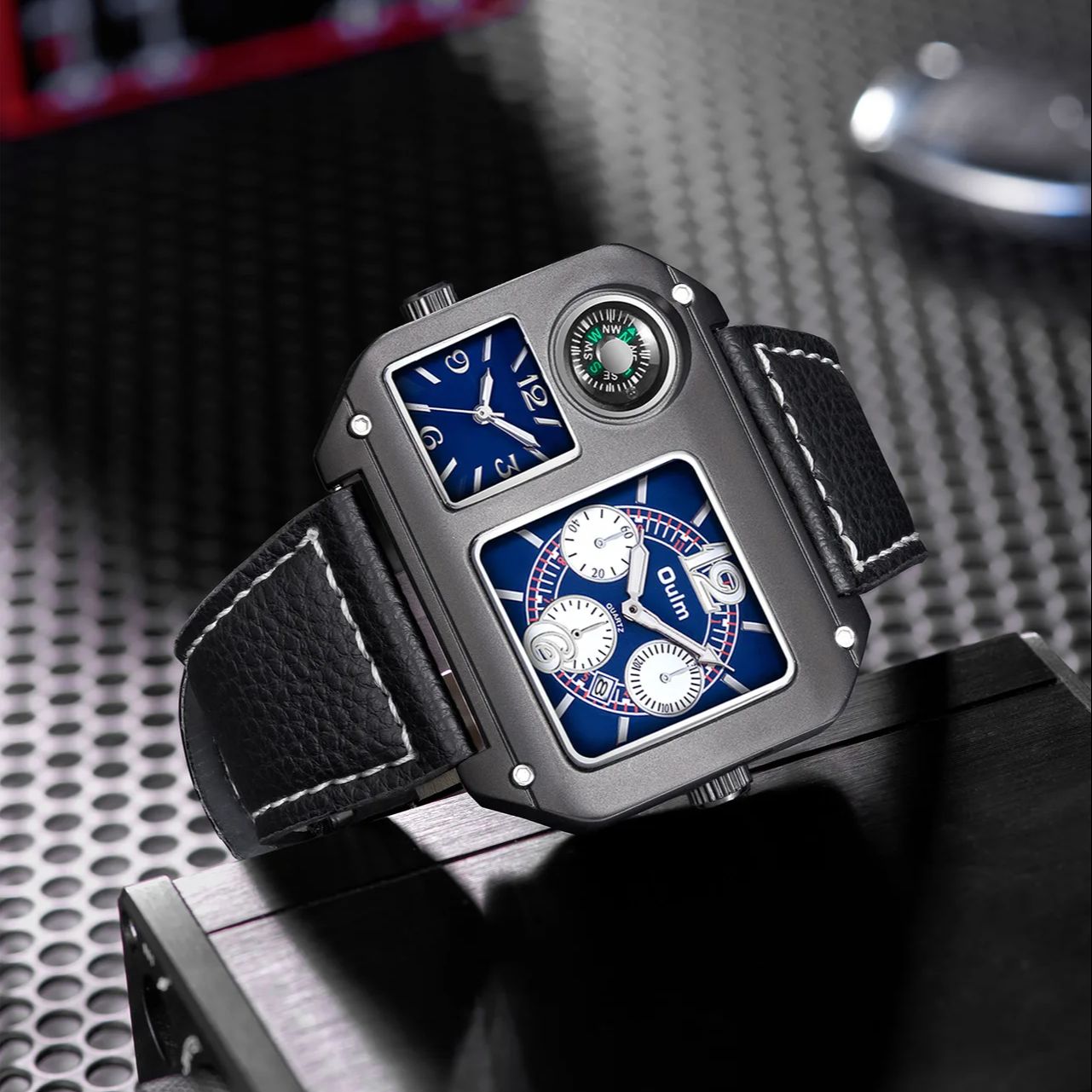 Montre carrée pour homme, mont - Compass Watch Luxury avis et prix