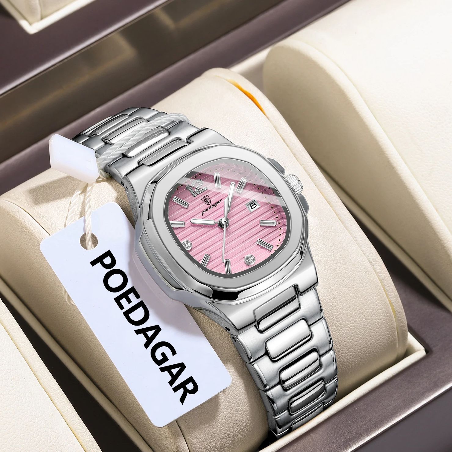 POEDAGAR carré mode femme mont - Luxury Watch Female avis et prix