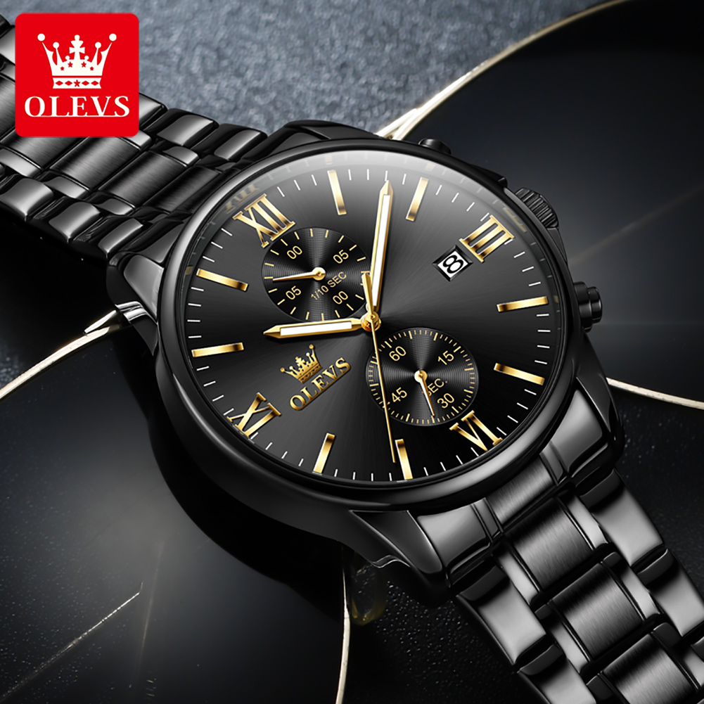 OLEVS 2886 montre à Quartz noi - Luxury Watch Affordable avis et prix