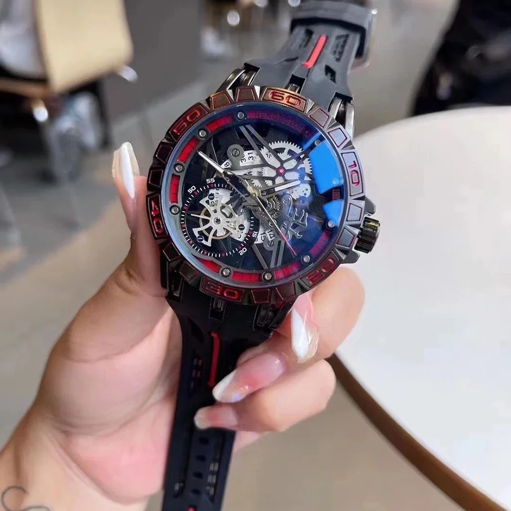 Montres en quartz 3D pour homm - Luxury Watch With Rubber Strap avis et prix