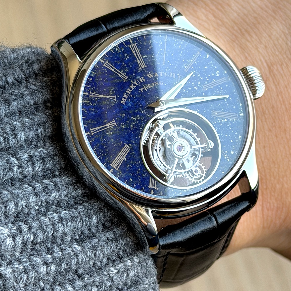 Merkur – montre Tourbillon 100 - Guilloché Dial Watch avis et prix