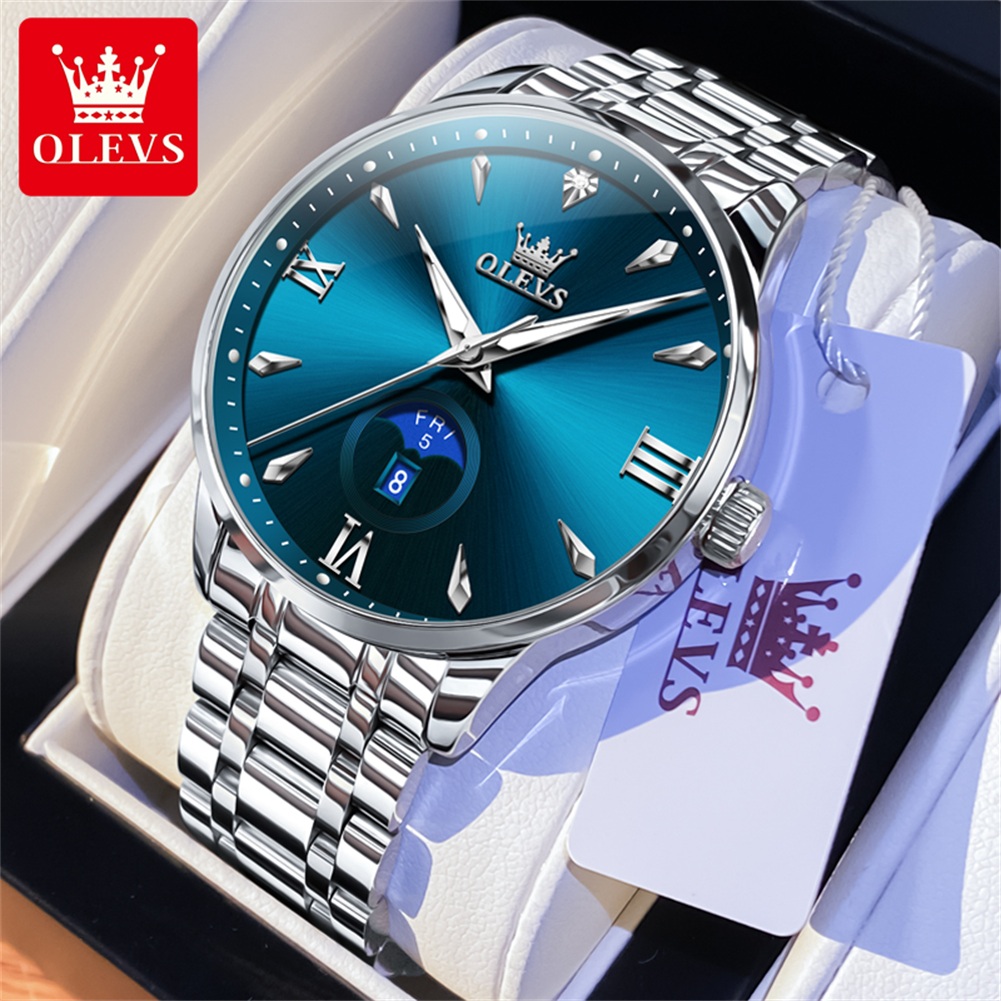 OLEVS Phase de lune montres po - Luxury Watch For Men avis et prix