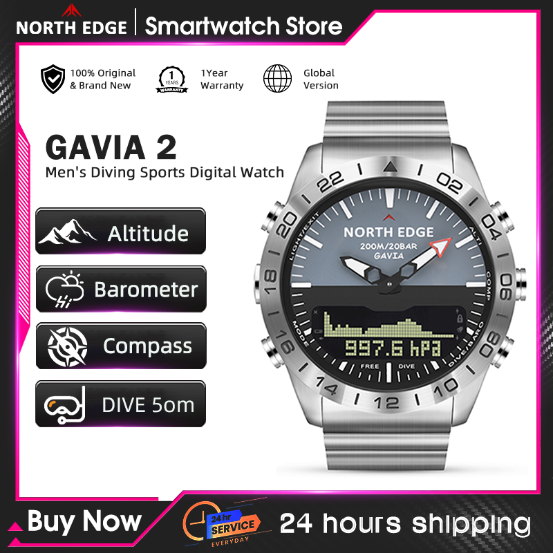 NORTH EDGE – montre de plongée - Compass Watch Luxury avis et prix