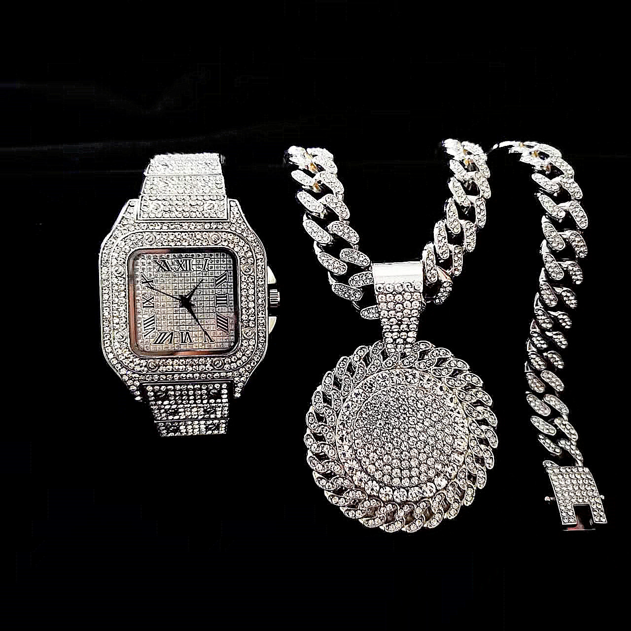 2 pièces Montres de luxe dorée - Luxury Watch Miami avis et prix