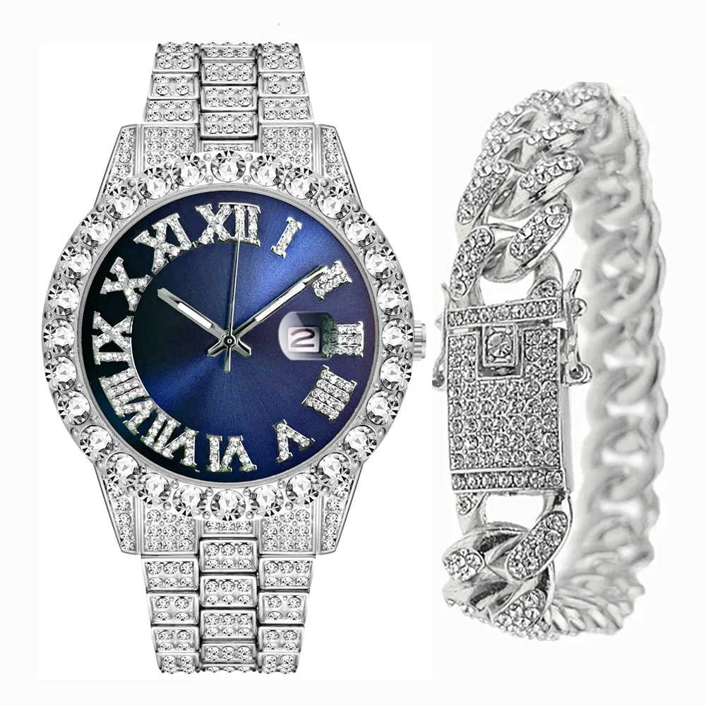 Bracelet entièrement glacé pou - Luxury Watch Miami avis et prix