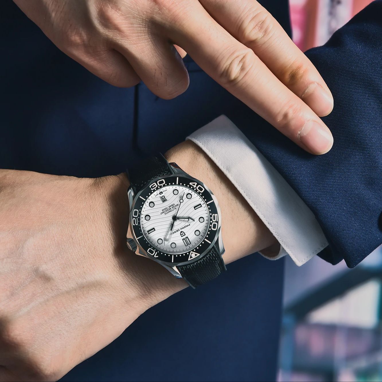 Montre mécanique pour homme PA - Luxury Watch With Rubber Strap avis et prix