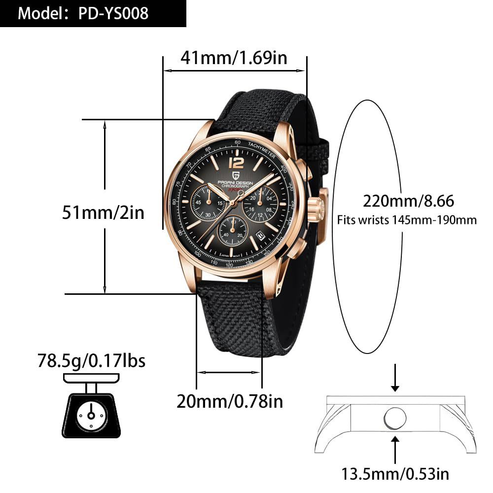 PAGANI DESIGN nouvelle montre  - Luxury Watch For Men avis et prix