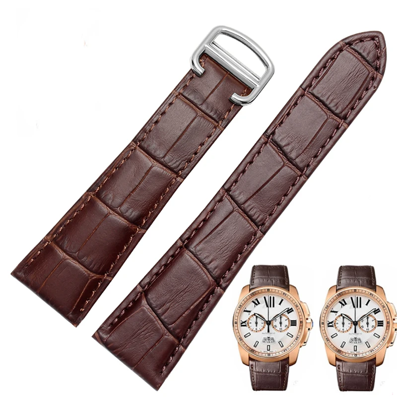 Bracelet de montre en cuir vér - Luxury Watch Engraving avis et prix