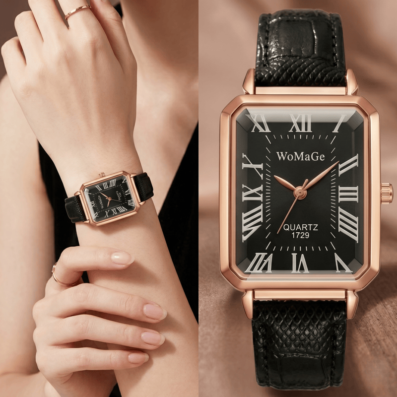 Montres à quartz rectangulaire - Luxury Watch Female avis et prix