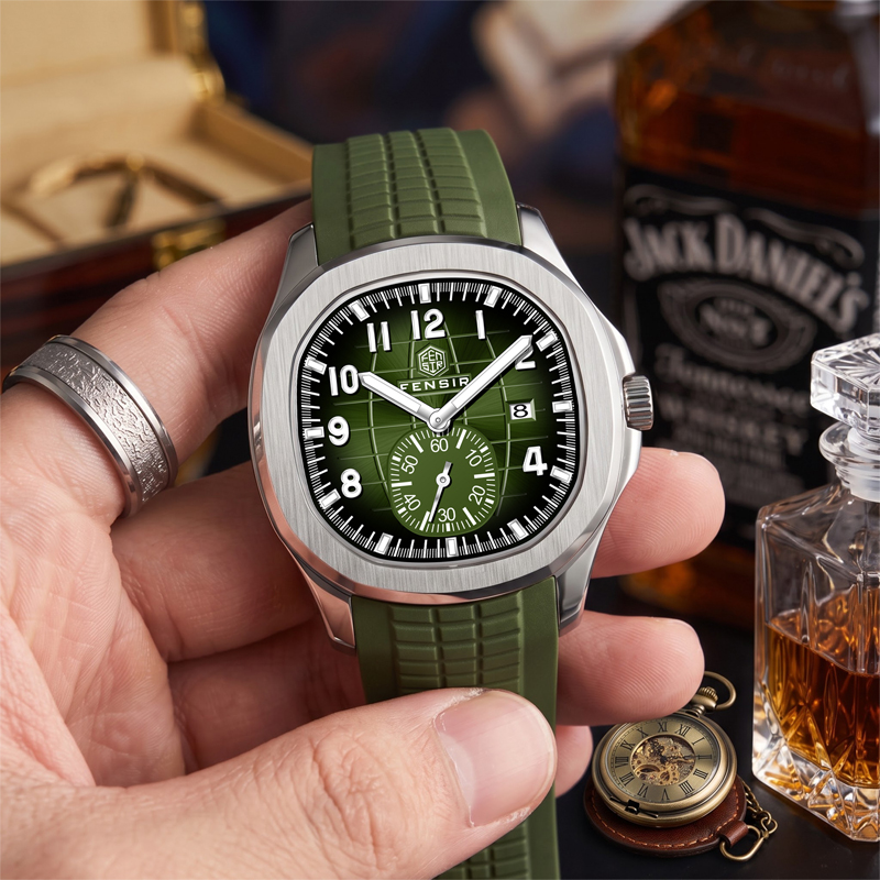 Montre à quartz pour homme, st - Luxury Watch With Rubber Strap avis et prix