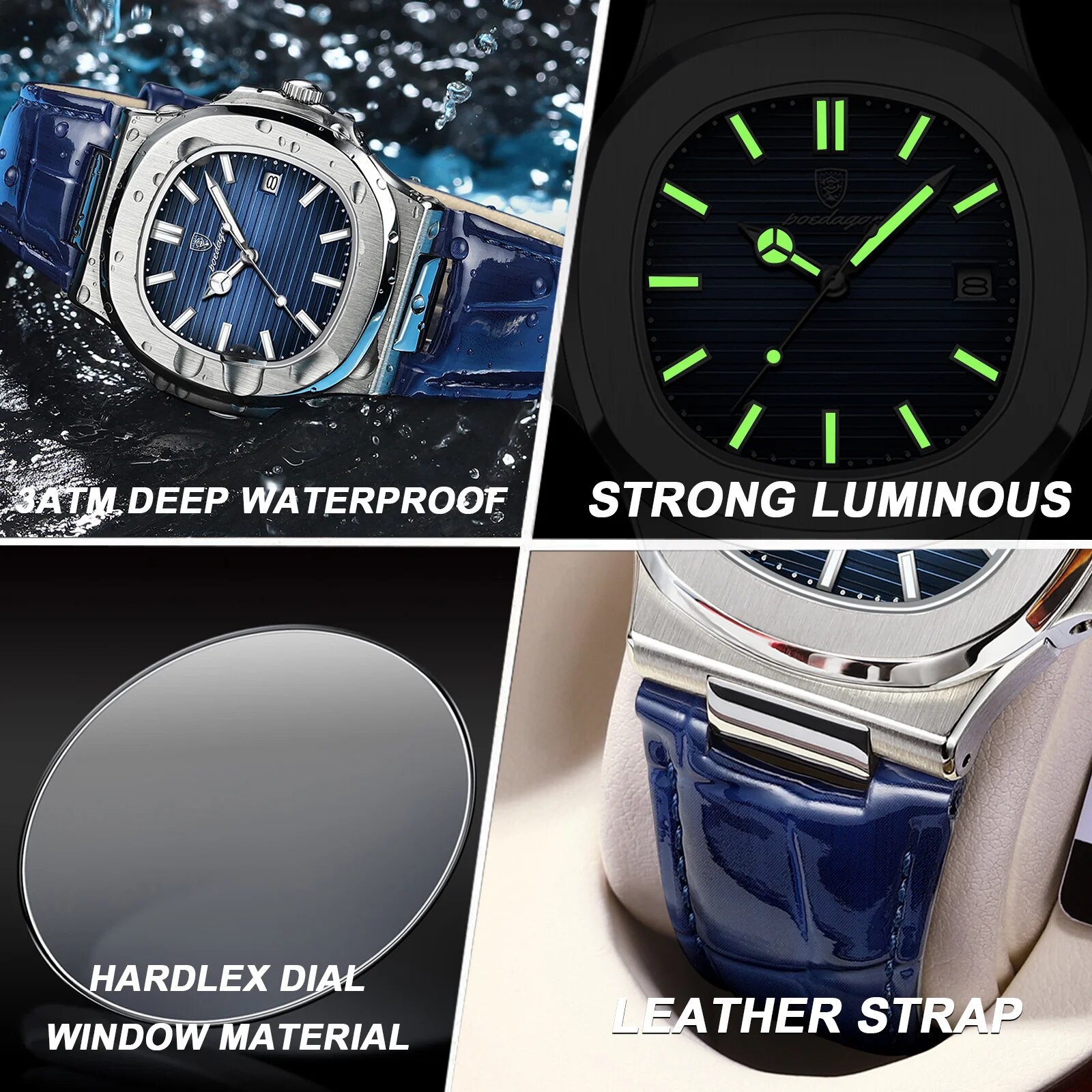 POEDAGAR haut de gamme carré h - Luxury Watch Audemars Piguet avis et prix