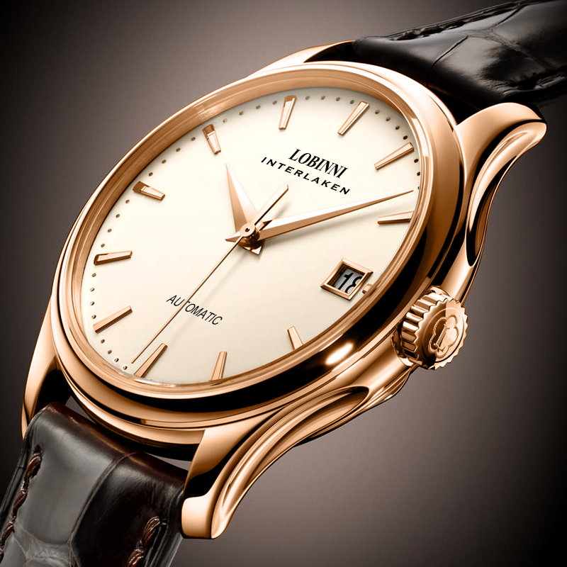 Montre mécanique pour homme LO - Guilloché Dial Watch avis et prix