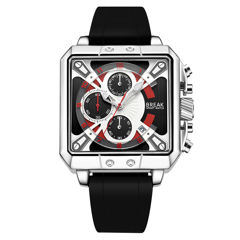 Montre à quartz chronographe d - Luxury Watch With Rubber Strap avis et prix