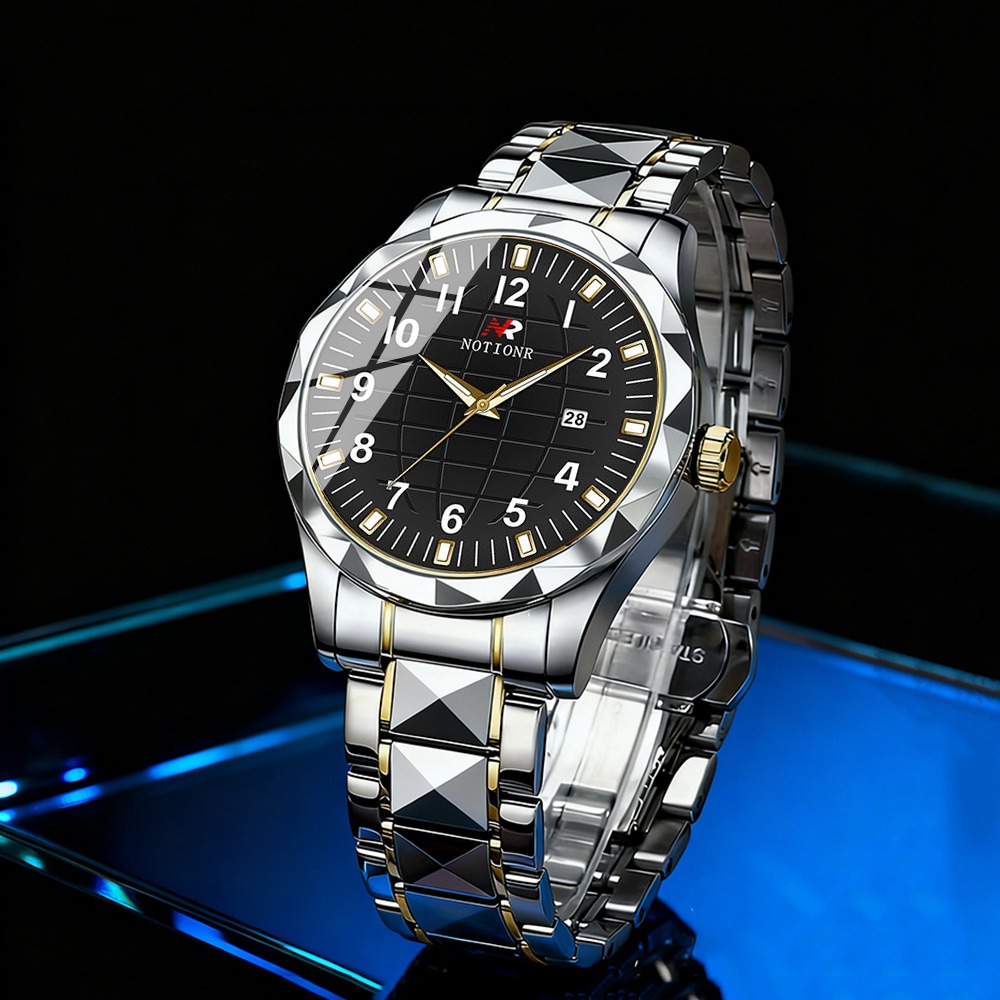 Montre à quartz en acier inoxy - Luxury Watch For Men avis et prix