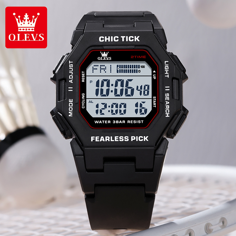Montres OLEVS 1119 pour homme, - Luxury Watch With Rubber Strap avis et prix