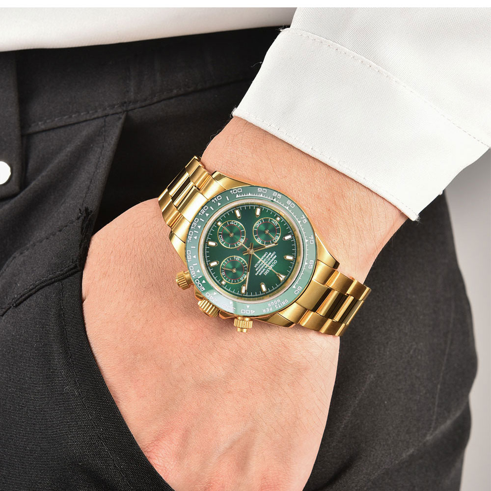 Montre pour hommes en or 39mm, - Luxury Watch Gold avis et prix