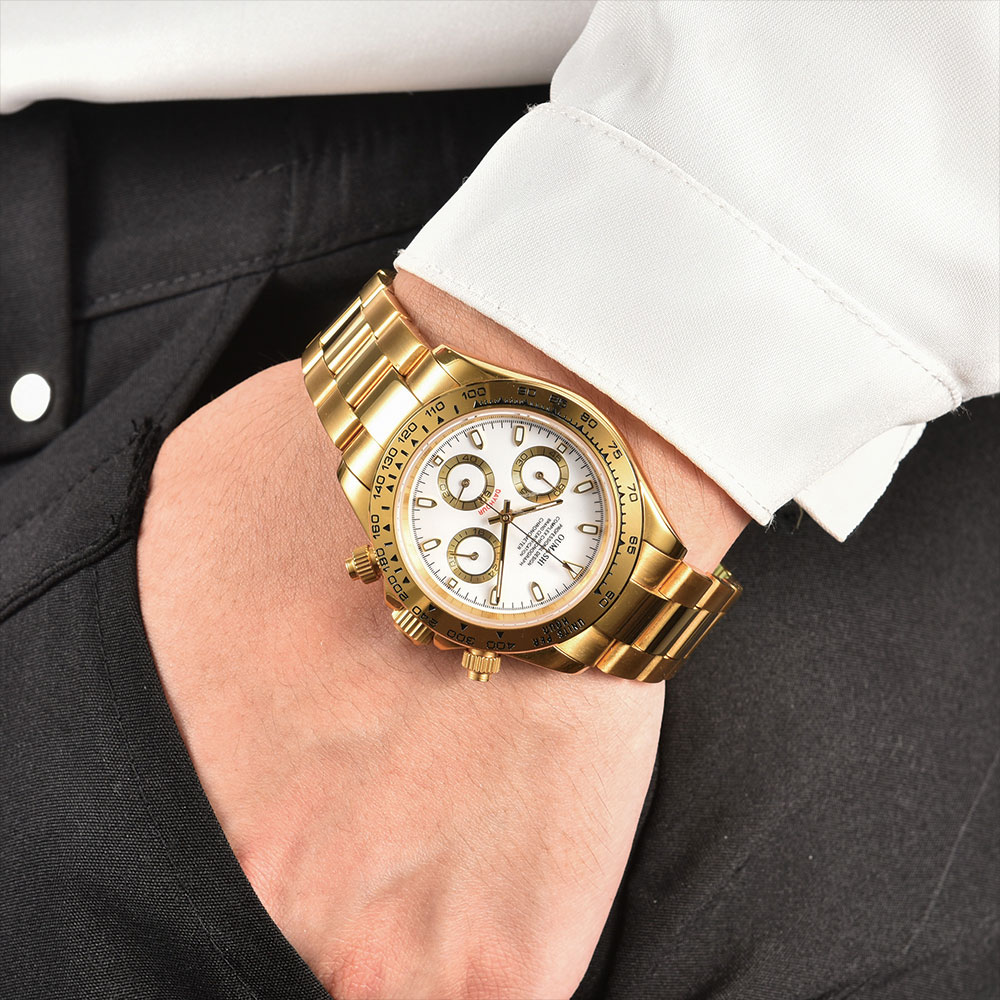 Montre pour hommes en or 39mm, - Luxury Watch Gold avis et prix