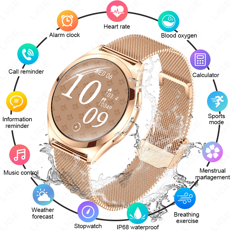 Montre connectée de luxe LIGE  - Compass Watch Luxury avis et prix