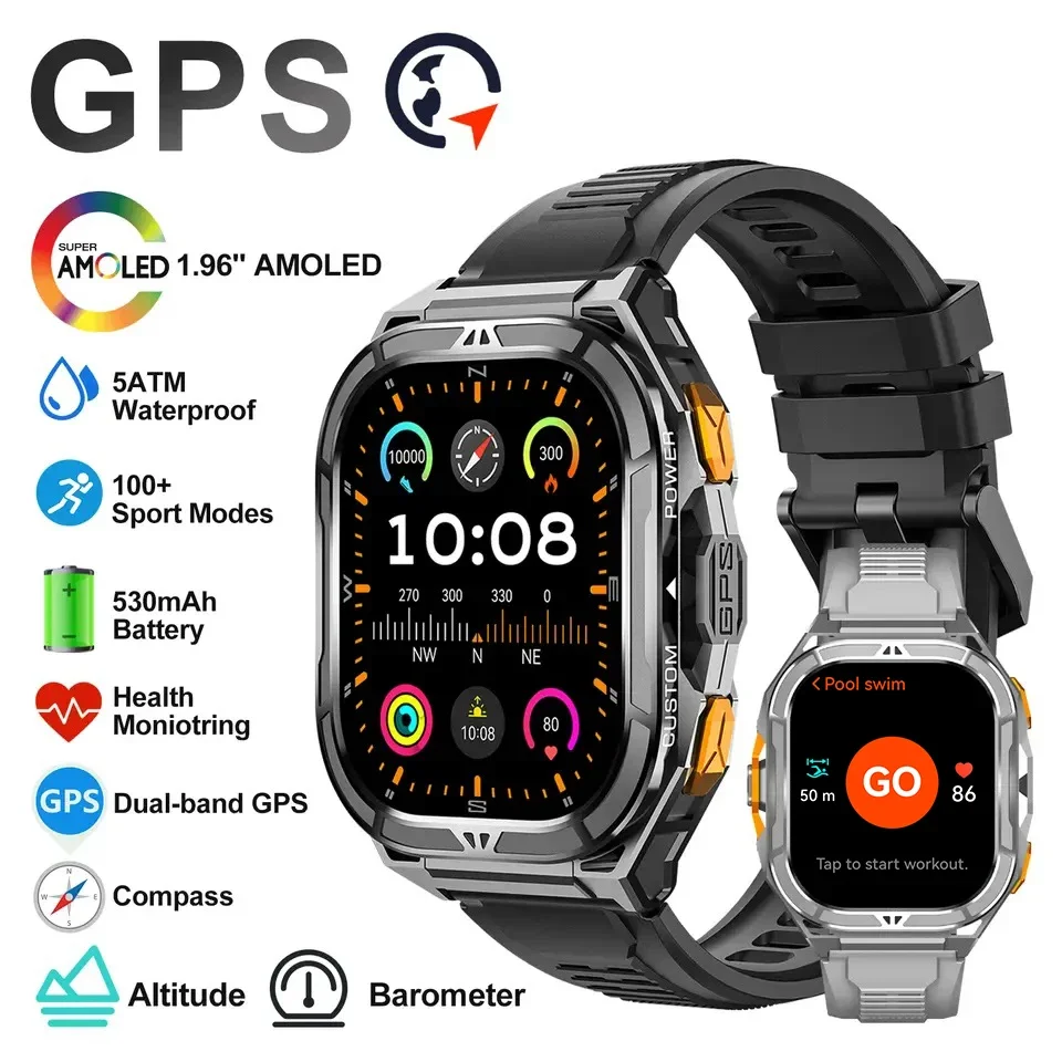 Montre connectée AMOLED de lux - Compass Watch Luxury avis et prix